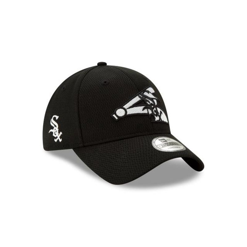 MLB Chicago White Sox Batting Practice 9Twenty Adjustable (KPM4243) - Black New Era Caps